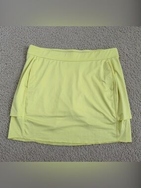 Belyn Key Neon Yellow Athletic Skort